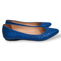 Sapatilha Bottega Veneta Intrecciato Azul Royal - 36