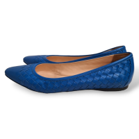 Sapatilha Bottega Veneta Intrecciato Azul Royal - 36