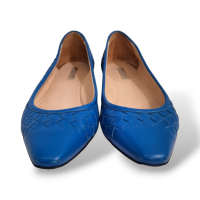 Sapatilha Bottega Veneta Intrecciato Azul Royal - 36