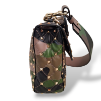 Bolsa Valentino Rockstud Spike Militar