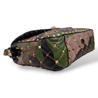 Bolsa Valentino Rockstud Spike Militar