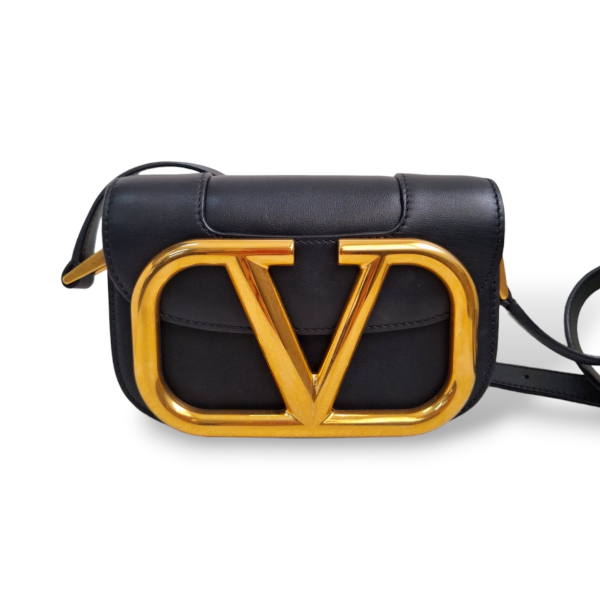 Bolsa Valentino Garavani Supervee Small Preta