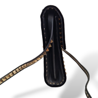Bolsa Valentino Veludo Preta Rockstud