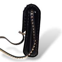 Bolsa Valentino Veludo Preta Rockstud