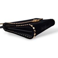 Bolsa Valentino Veludo Preta Rockstud