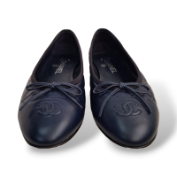 Sapatilha Chanel Azul Marinho - 37