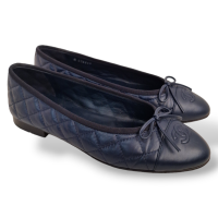 Sapatilha Chanel Azul Marinho - 37
