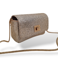 Bolsa Jimmy Choo Dourada