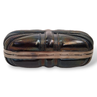 Clutch Alexander Mcqueen Skull Box Verniz Furta-Cor 