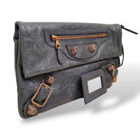 Clutch Balenciaga Cinza 
