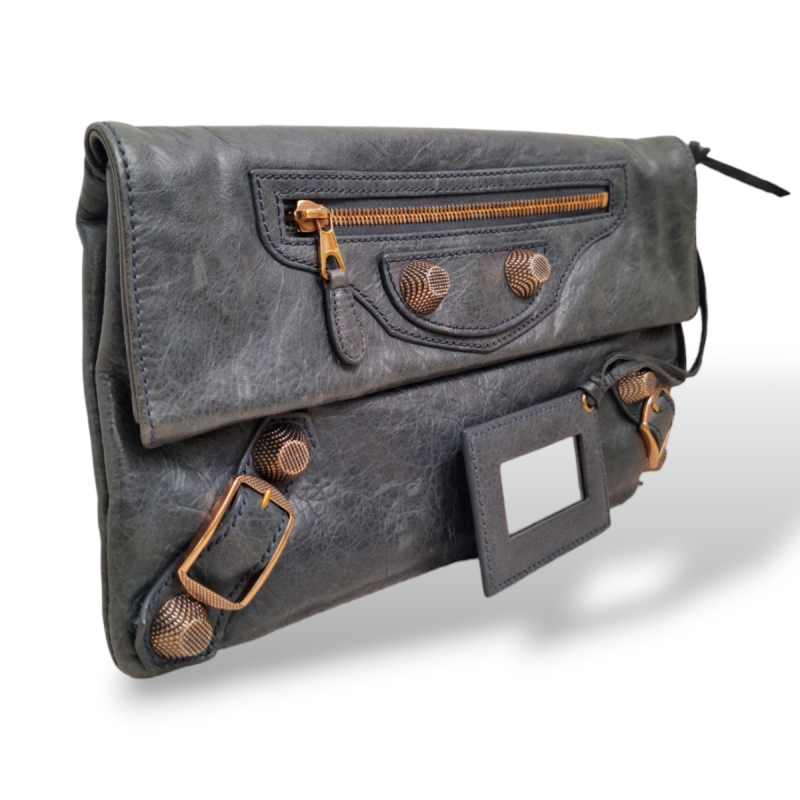 Clutch Balenciaga Cinza  Clutch Balenciaga Cinza