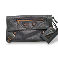 Clutch Balenciaga Cinza 