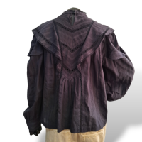 Blusa Isabel Marant Preta Manga Longa - bordado na frente