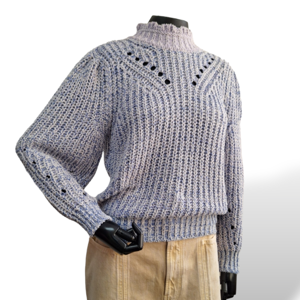 Malha Isabel Marant Lã Lilás-38