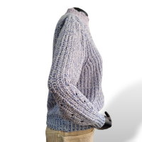 Malha Isabel Marant Lã Lilás-38