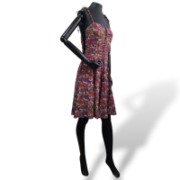Conjunto Marc Jacobs Estampado Rosa com Preto Seda-38