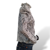 Blusa Isabel Marant Cinza Zebra Manga longa-38