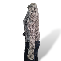 Blusa Isabel Marant Cinza Zebra Manga longa-38