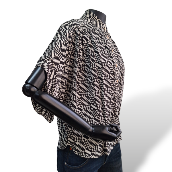 Blusa Isabel Marant Preta e Branca-38