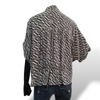 Blusa Isabel Marant Preta e Branca-38