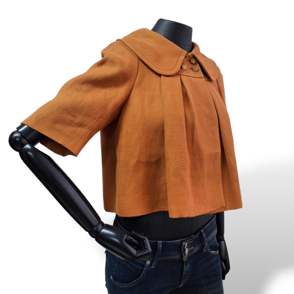 Casaco Chloé Caramelo com botões-40