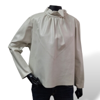 Blusa Isabel Marant Couro Off White-36