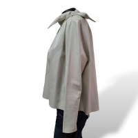 Blusa Isabel Marant Couro Off White-36