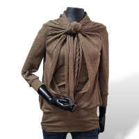 Blusa Louis Vuitton Lã Marrom-G
