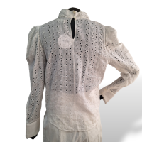 Blusa Isabel Marant Branca Manga Longa - Vazada-36