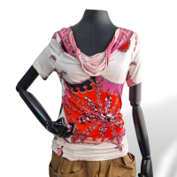 Blusa Emilio Pucci Estampado - Rosa