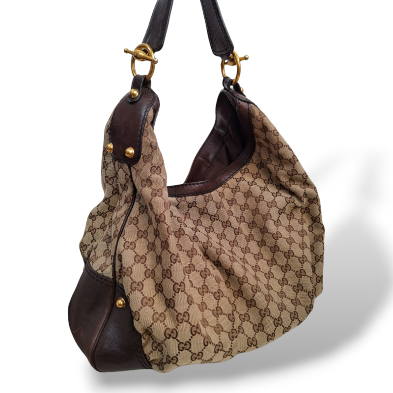 Bolsa Gucci Jockey Large Canvas GG Supreme