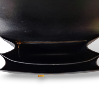Bolsa Hermès Constance 24 Couro Epsom Preto Ferragem Dourada