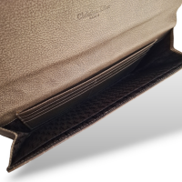 Clutch Christian Dior Cannage Bronze
