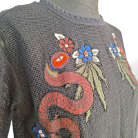 Blusa Sandro Embellished Preta-34
