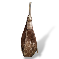 Bolsa Gucci Abbey Monograma GG Dourada
