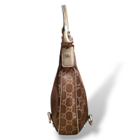 Bolsa Gucci Abbey Monograma GG Dourada