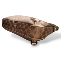 Bolsa Gucci Abbey Monograma GG Dourada