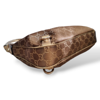 Bolsa Gucci Abbey Monograma GG Dourada