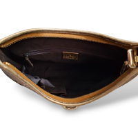 Bolsa Gucci Abbey Monograma GG Dourada