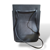 Bolsa Loewe Dice Pocket Couro Calfskin Preta