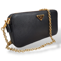 Bolsa Prada Couro Saffiano Crossbody