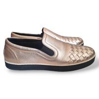 Slip on Bottega Veneta Rosa Metalizado