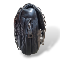 Bolsa Prada Bomber Shoulder Preta