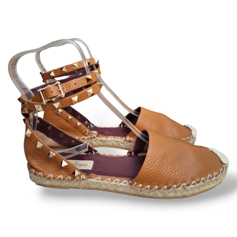 Alpargata Valentino Couro Caramelo - 36 Alpargata Valentino Couro Caramelo - 36