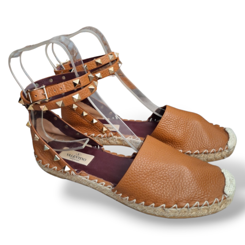 Alpargata Valentino Couro Caramelo - 36 Alpargata Valentino Couro Caramelo - 36