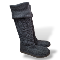 Bota UGG Cinza em Tricô - 38