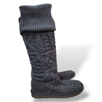 Bota UGG Cinza em Tricô - 38
