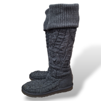 Bota UGG Cinza em Tricô - 38