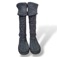Bota UGG Cinza em Tricô - 38