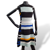 Vestido Proenza Schouler Listrado Preto-P